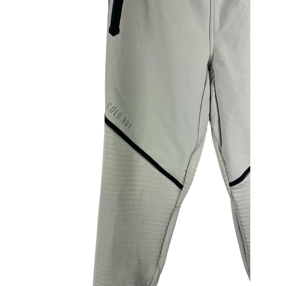 Adidas Cold Rdy Training Pants Mens Sz M Gray Zip Pockets Outdoors Athletic